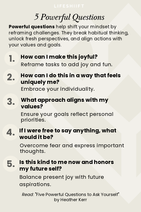Five Powerful Questions to Ask Yourself