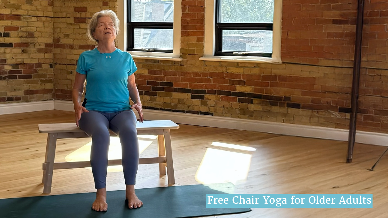 free seated workout at home online, chair yoga